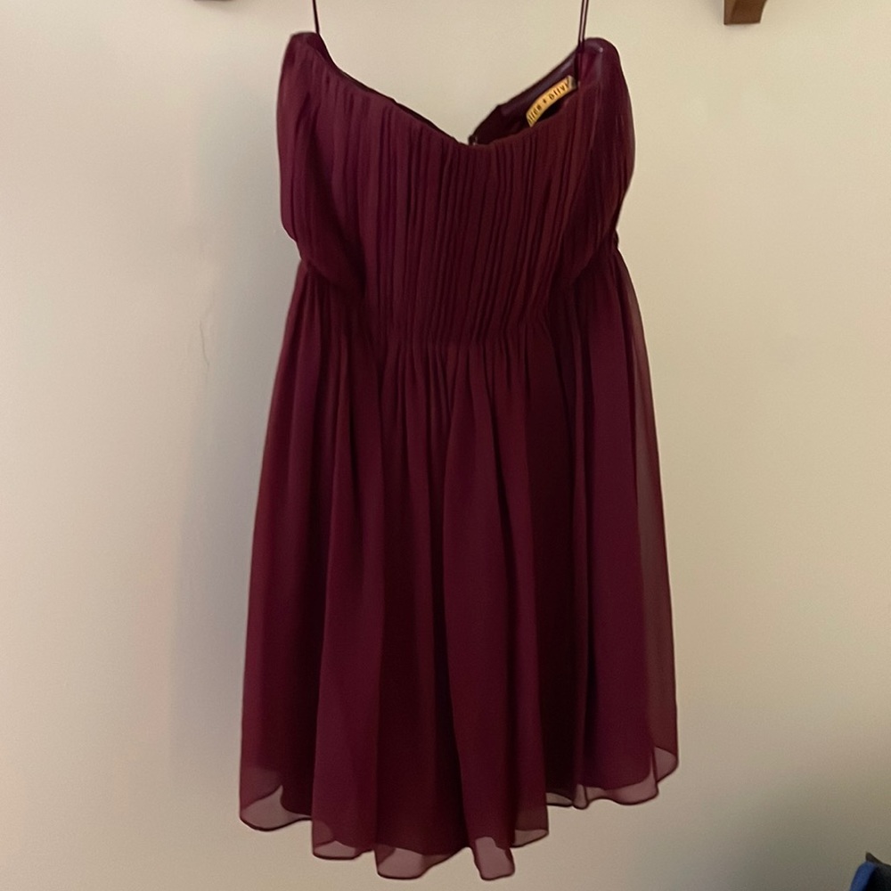 Alice and Olivia Strapless dress